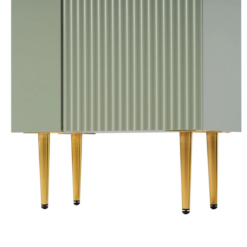 Bathroom Vanity, Combo Cabinet, Bathroom Storage Cabinet, Single Ceramic Sink by HouseOfZazla