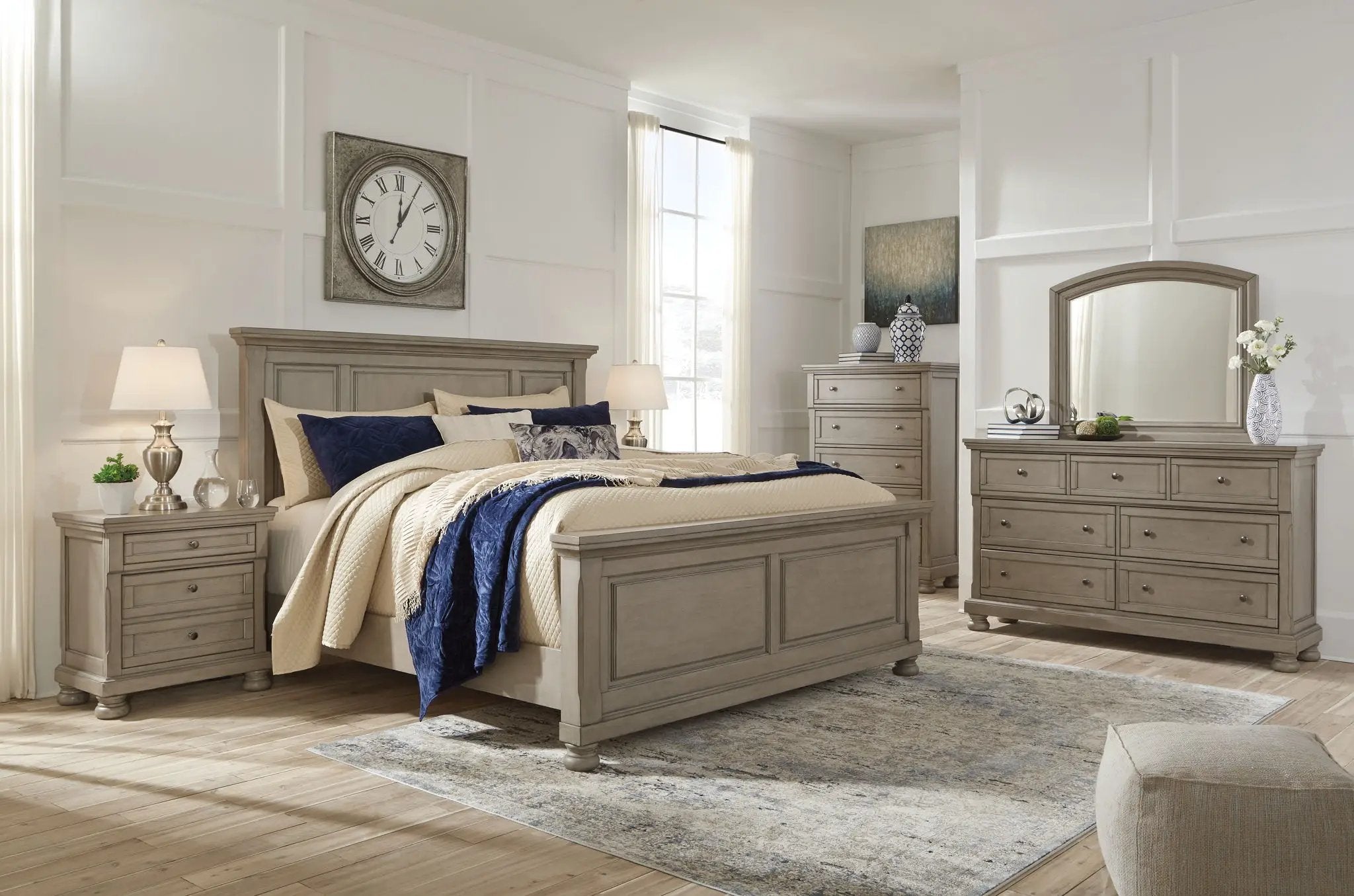 Lettner - Sleigh Bed by Unique Piece Furniture