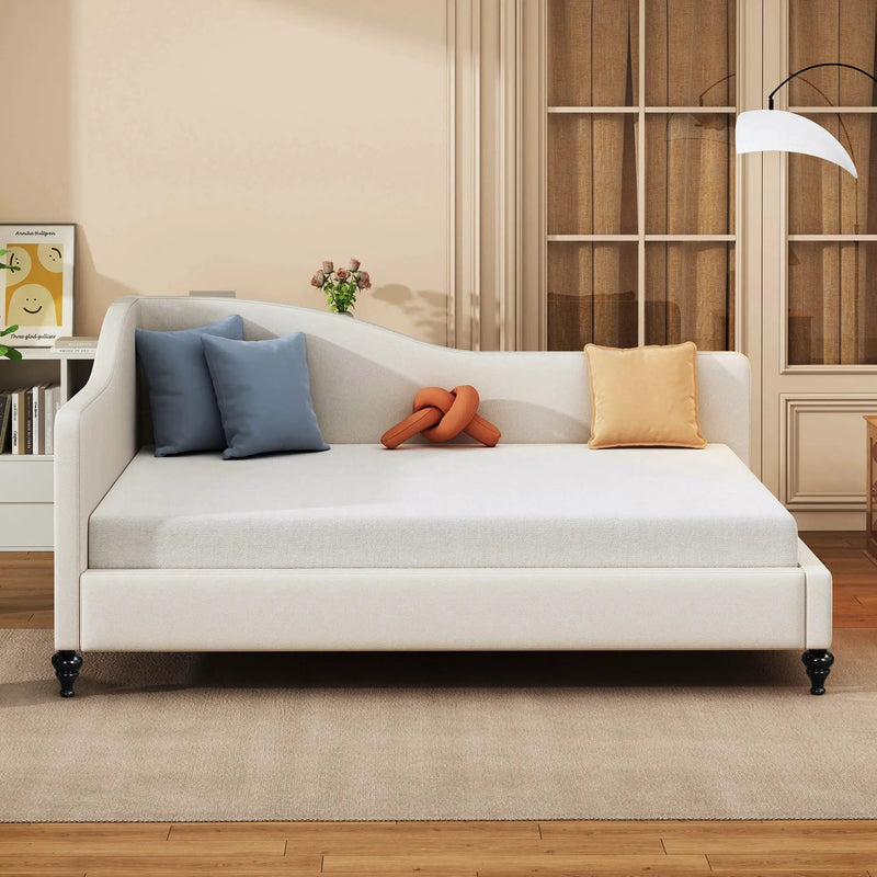 Modern L Shaped Daybed With Legs by HouseOfZazla