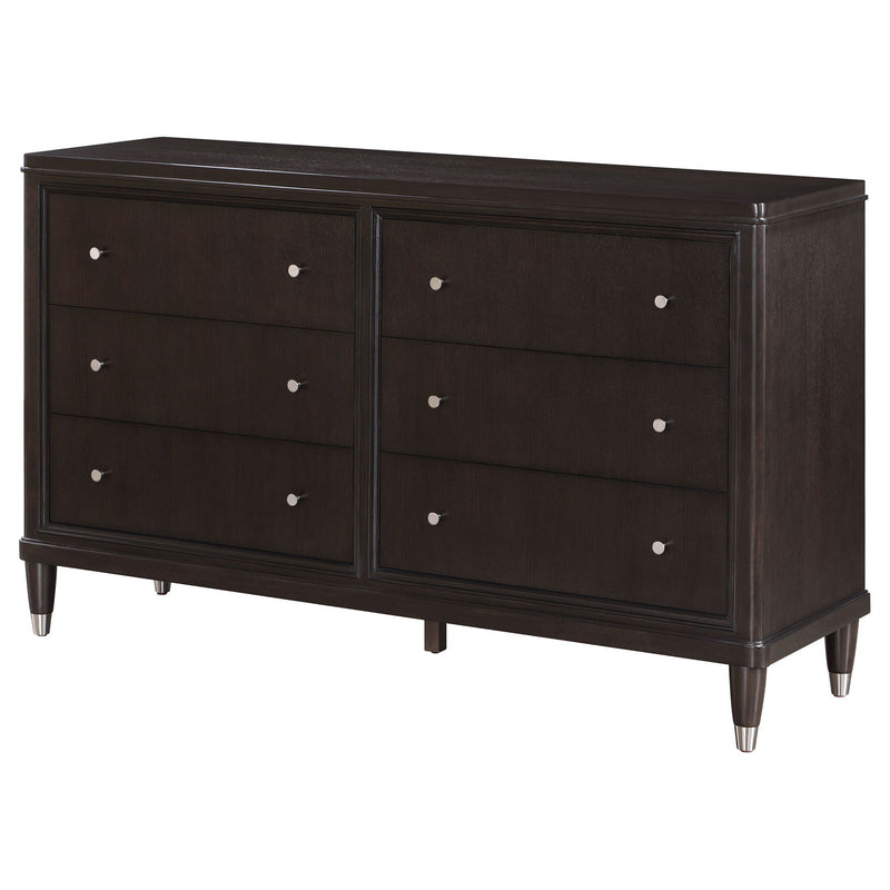 Niguel - 6 Drawer Dresser - Brown by HouseOfZazla