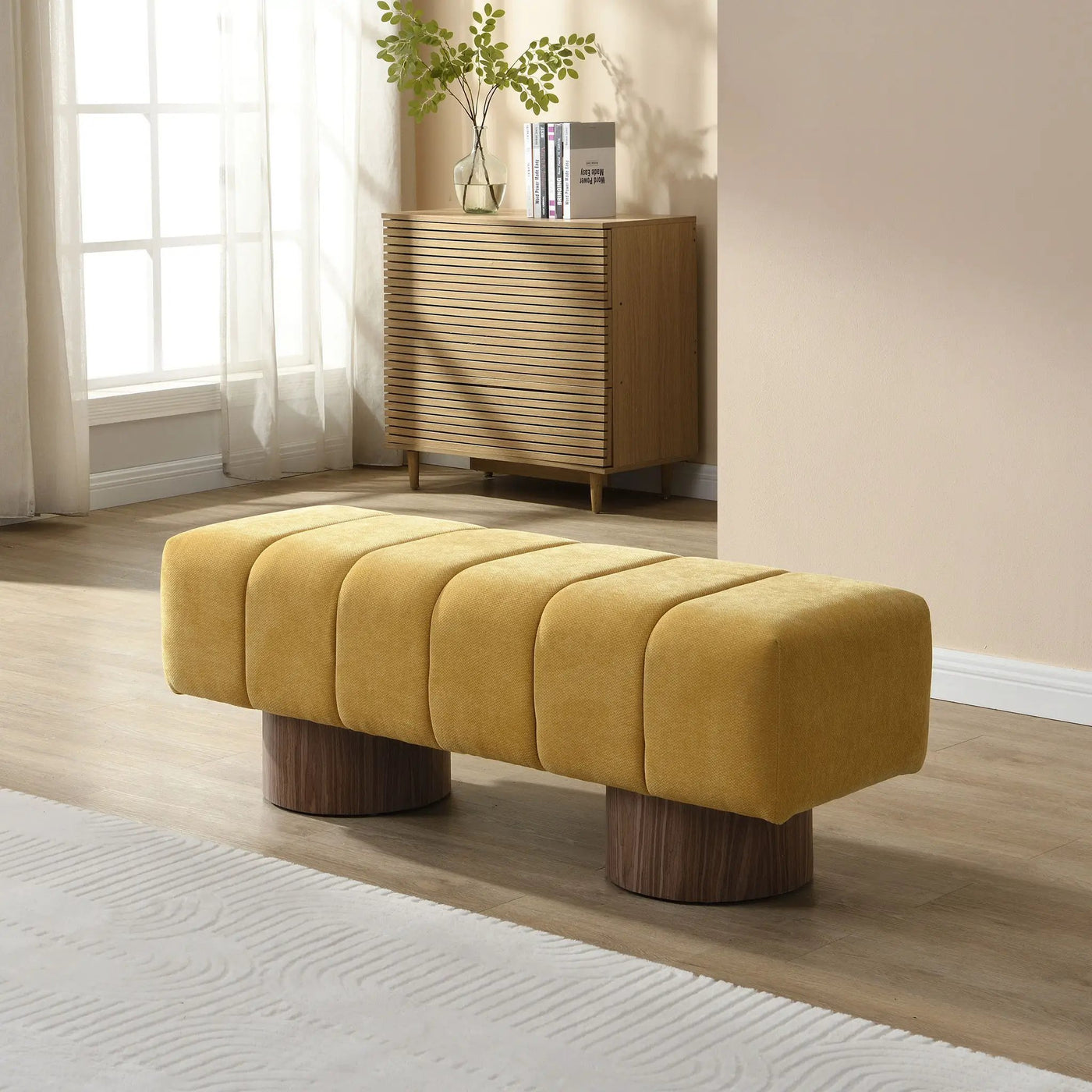Upholstered Dining Bench For Dining Room by HouseOfZazla