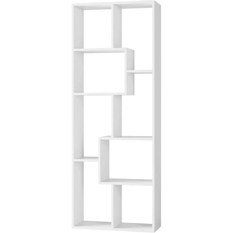 Asymmetrical Display Shelf & Bookcase, 5 Tier by HouseOfZazla