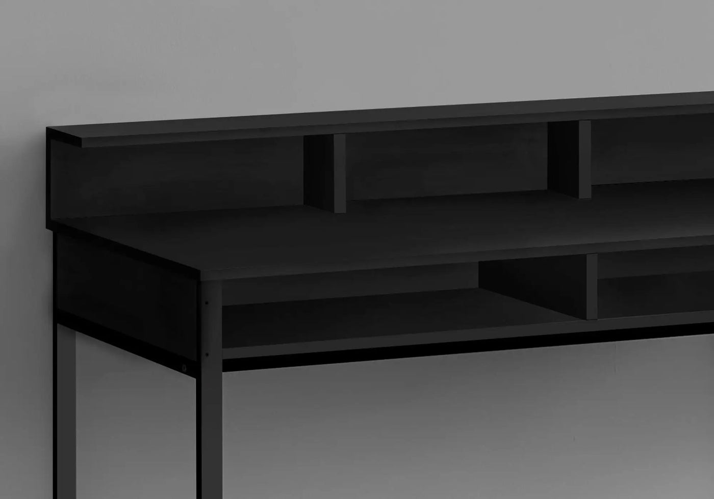 Computer Desk for Home Office with Standing Storage Shelves by HouseOfZazla