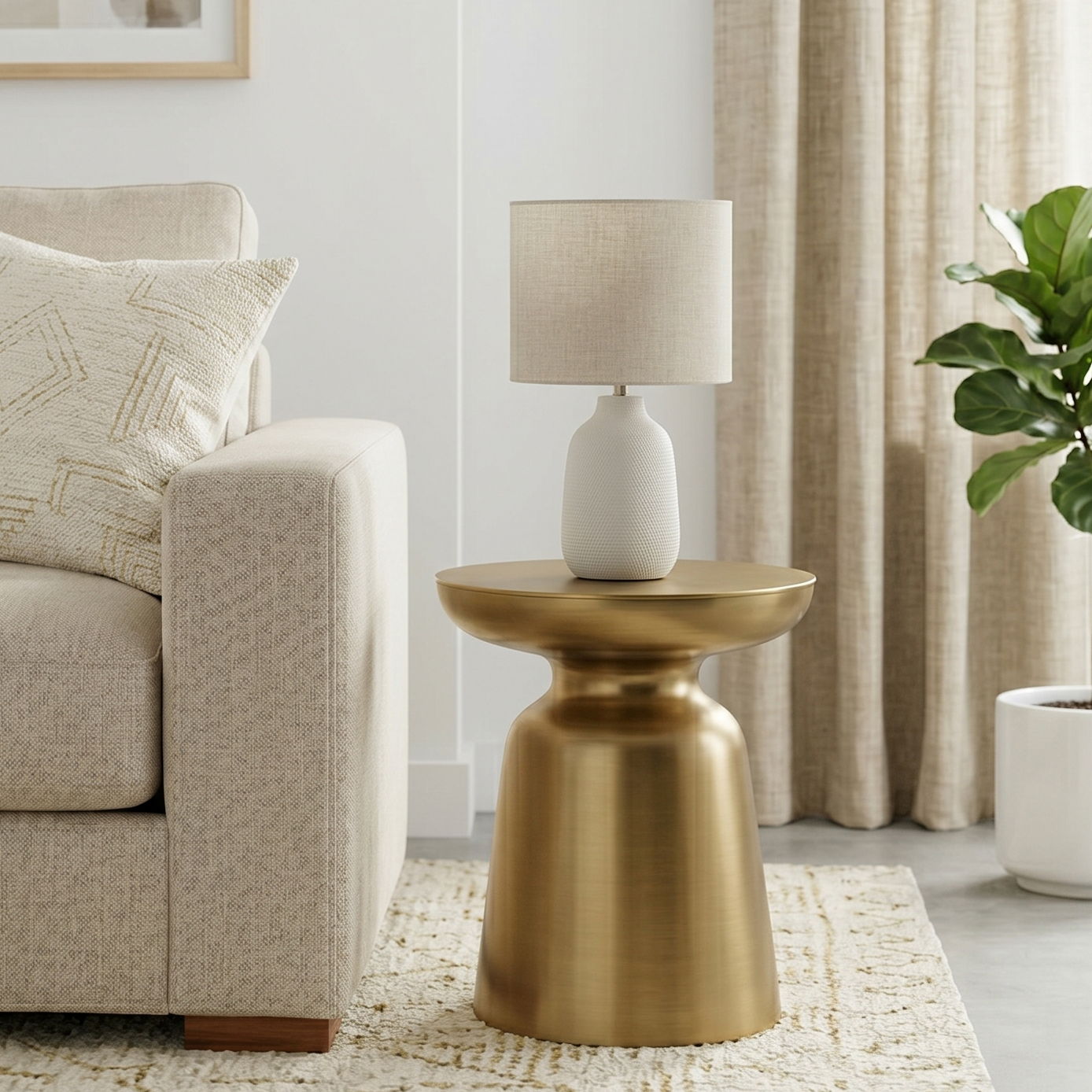 Toby - Handcrafted Metal Accent Table by HouseOfZazla
