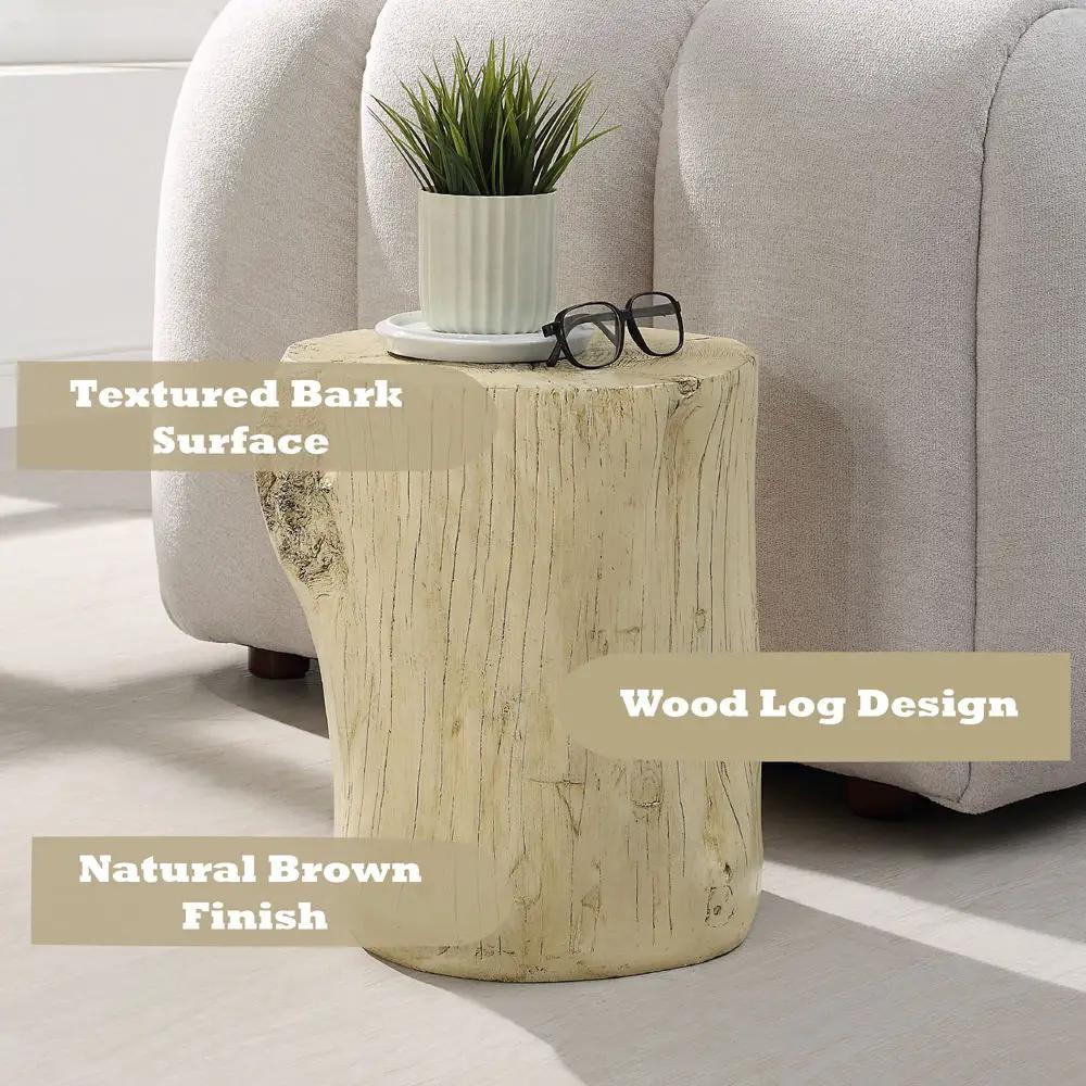 Gene - Accent Table - Natural Brown by Unique Piece Furniture