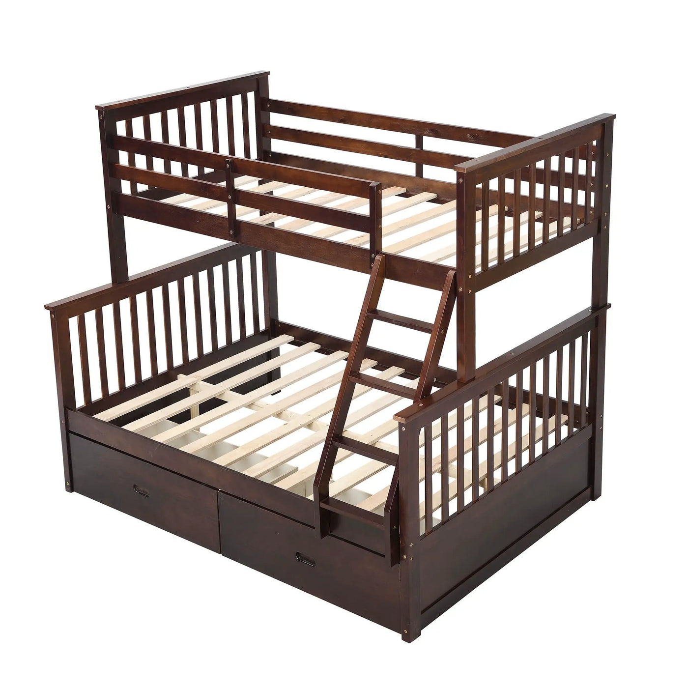 Bunk Bed With Ladder, And Safety Guard Rails by HouseOfZazla
