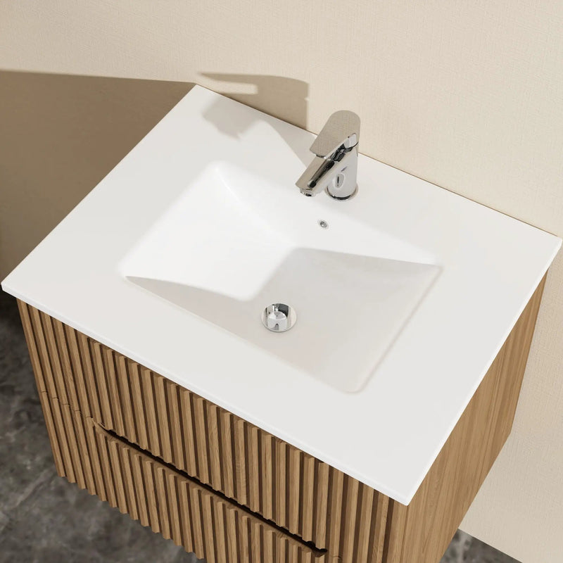 Wall Mounted Bathroom Vanity & Sink by Unique Piece Furniture