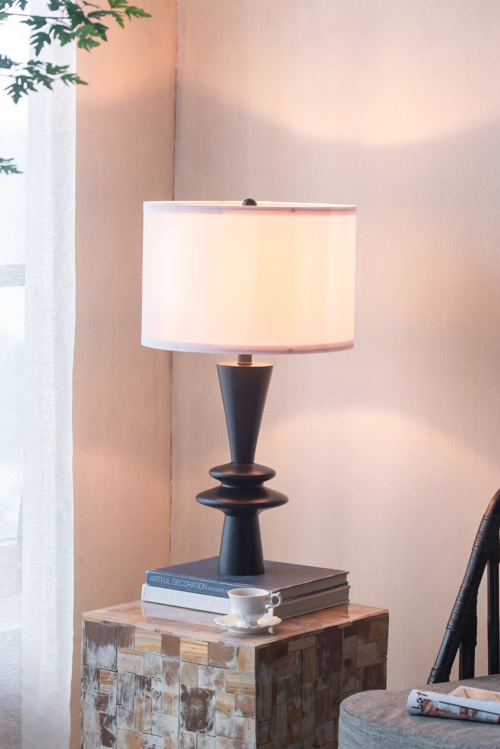 D15x26.7" Table Lamp by HouseOfZazla