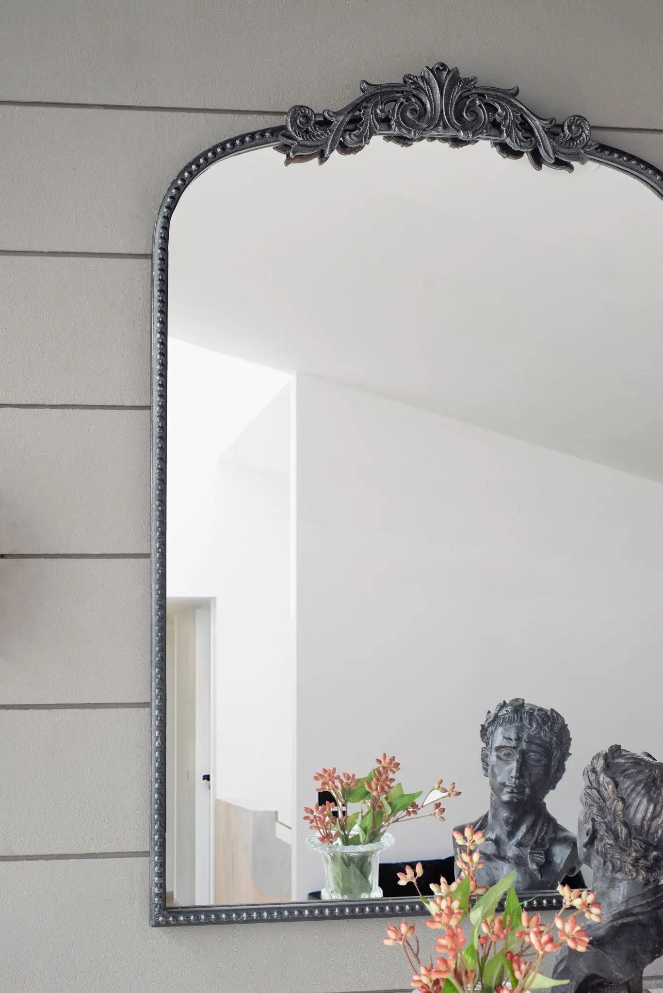 Arch Mirror, Baroque Inspired Wall Decor For Bathroom, Bedroom, Living Room by Unique Piece Furniture