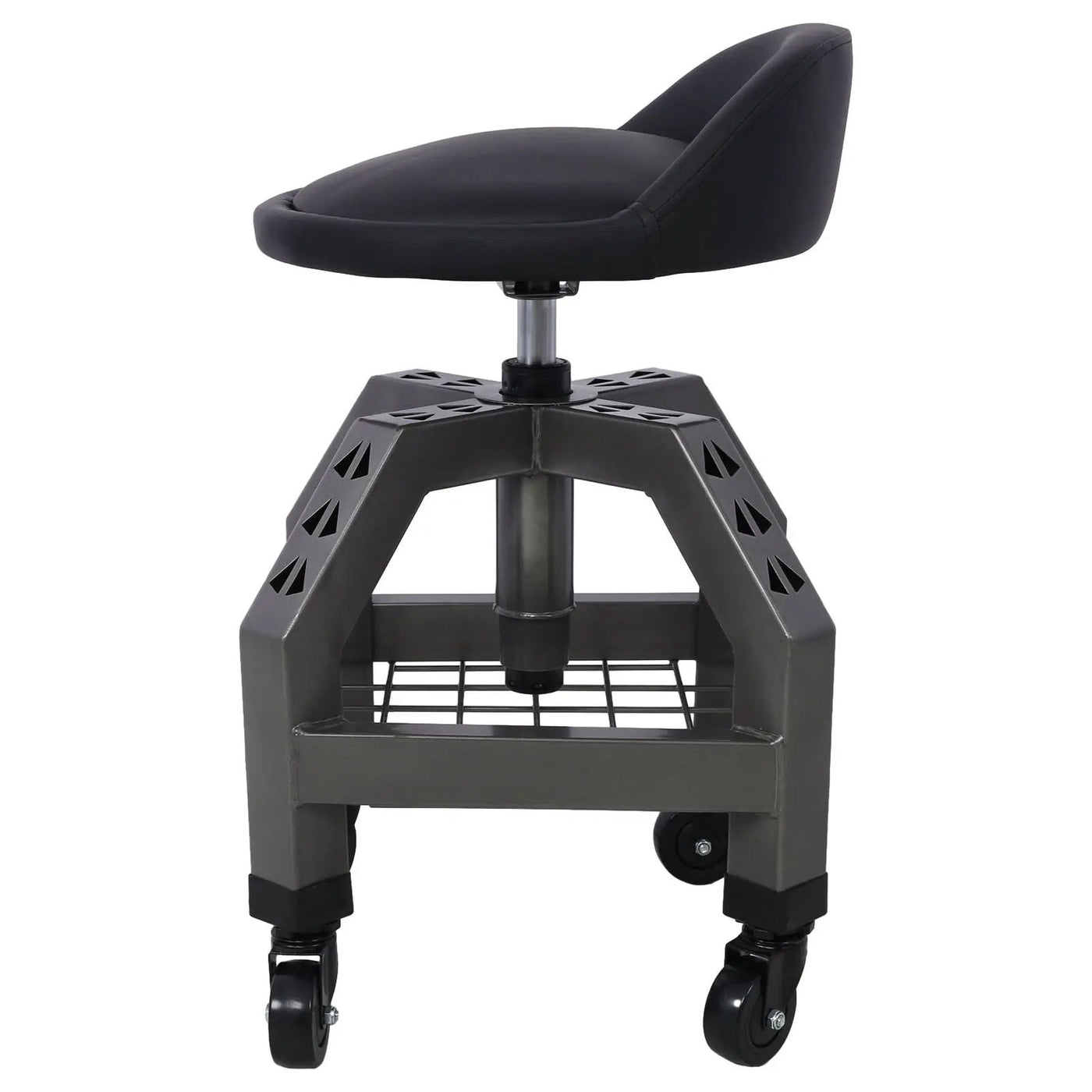Pneumatic 360 Degree Swivel Stool, Mechanics Rolling Creeper Seat, Heavy Duty Rolling Mechanics Stool, Shop Stool With Casters by HouseOfZazla