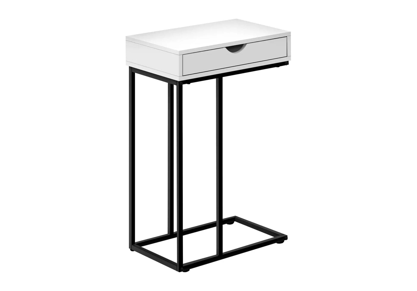 Accent Table, C - Shaped Contemporary & Modern Versatile Design by Unique Piece Furniture