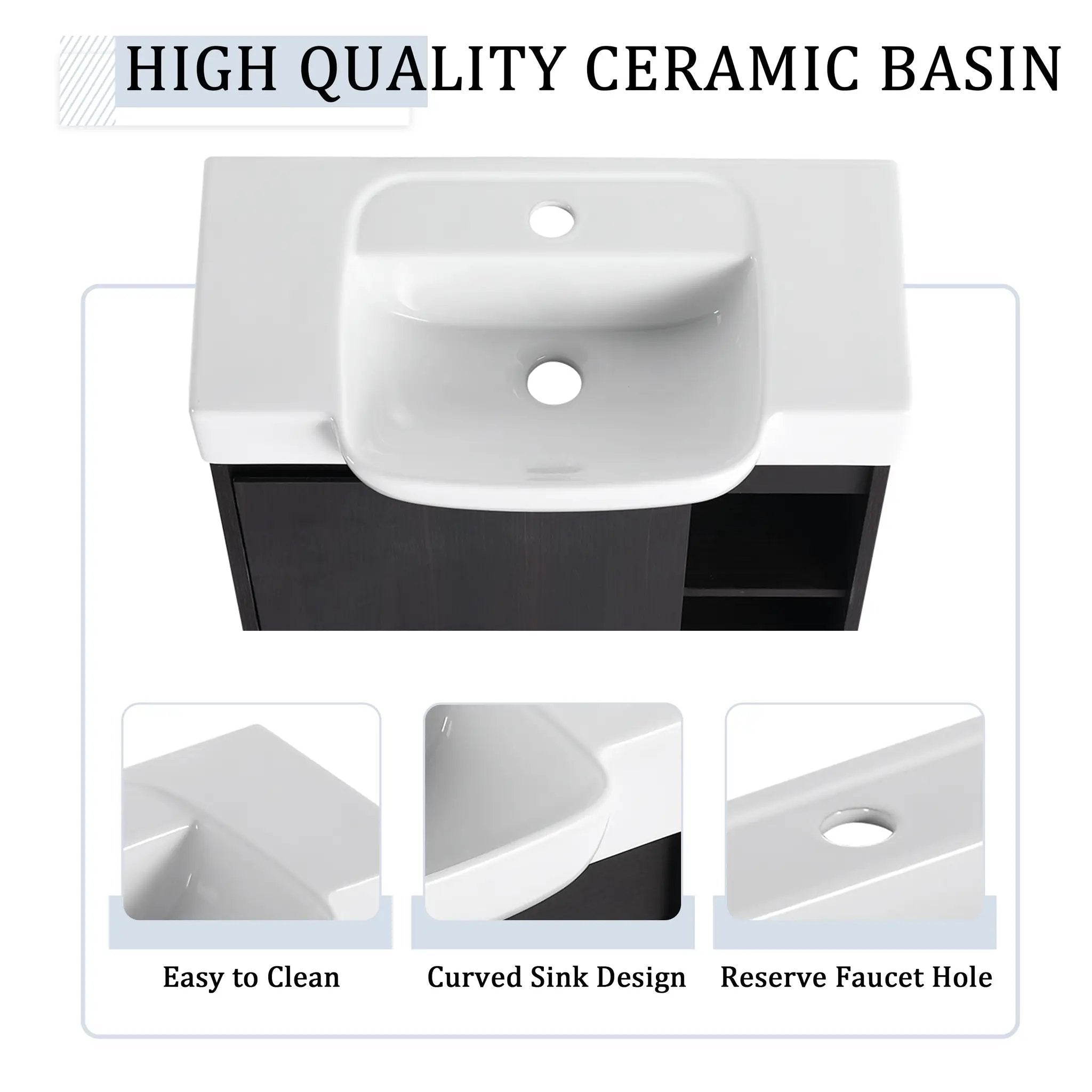 24" Wall-Mounted Bathroom Vanity by HouseOfZazla