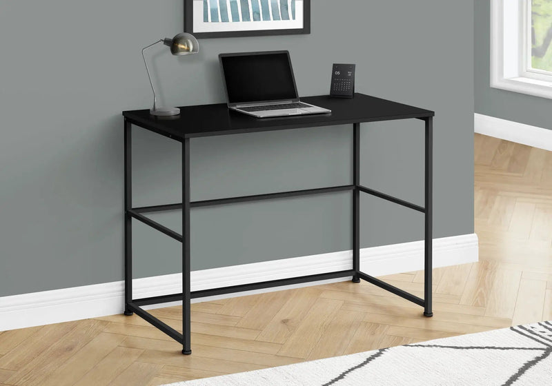 Computer Desk, Home Office, Laptop, Left & Right Set-Up, Storage Drawers, Work, Contemporary, Modern - Black by Unique Piece Furniture