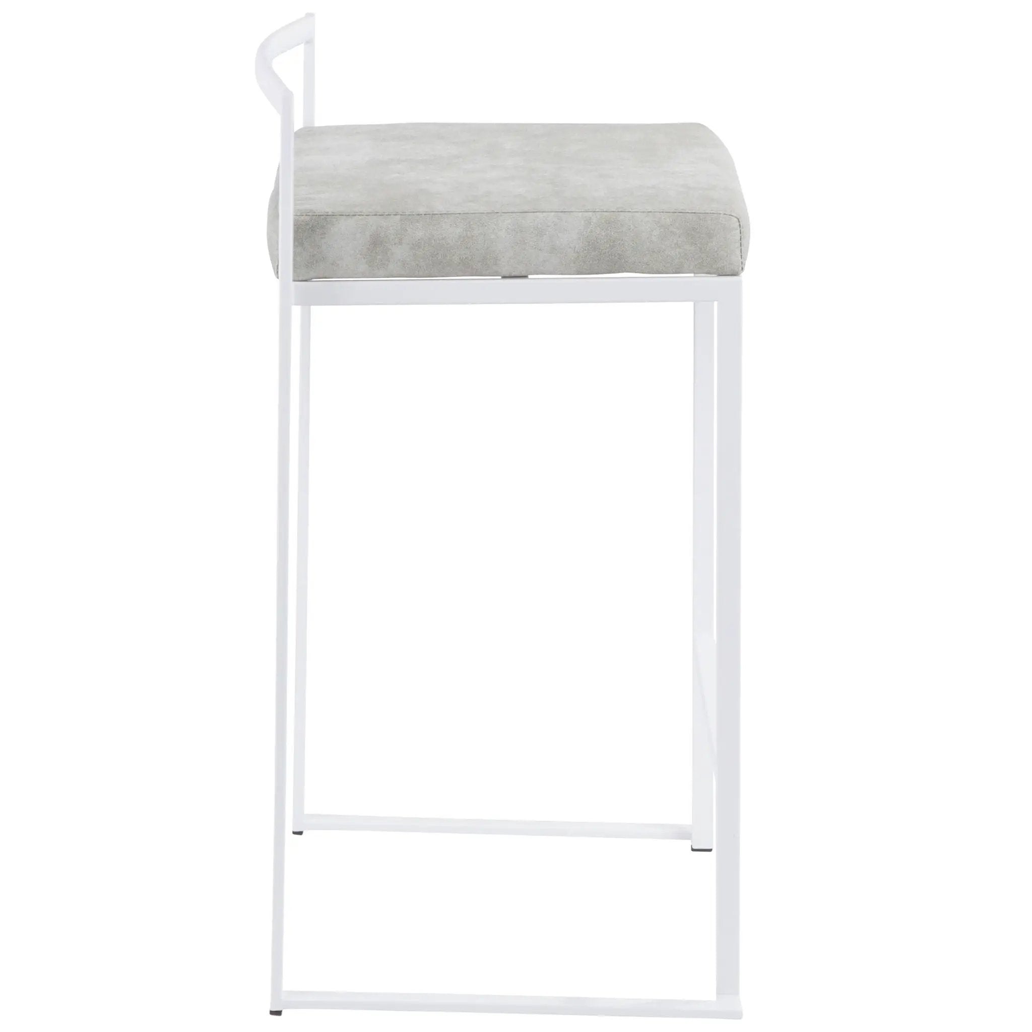 Fuji - Simple Elegance, Contemporary Stackable Counter Stool by HouseOfZazla