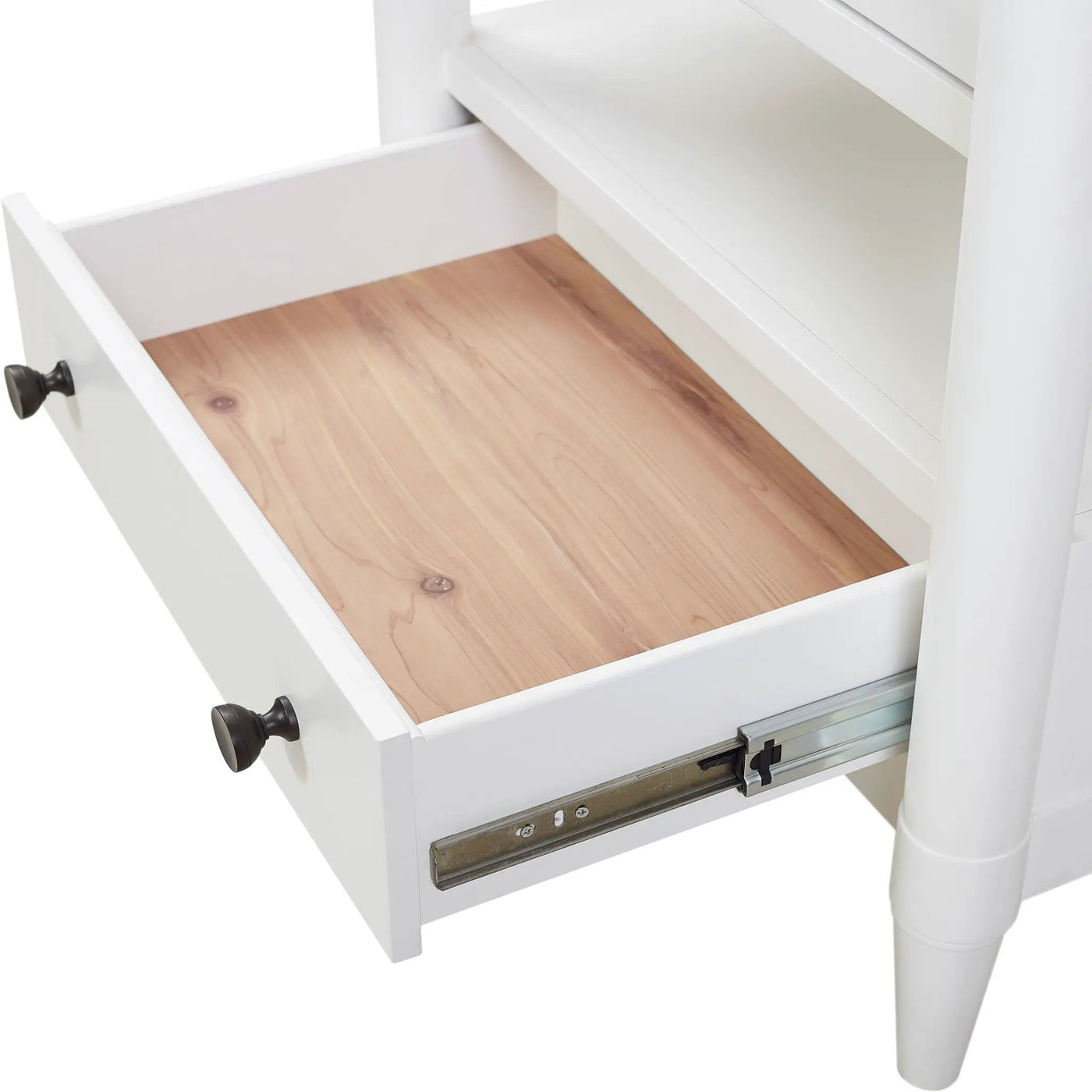 Open Nightstand With 2 Drawers by HouseOfZazla