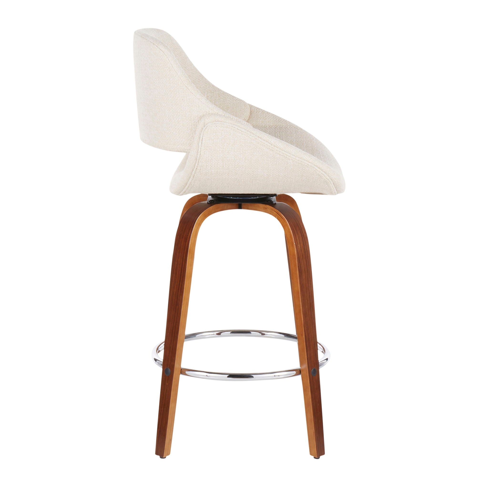 Fabrico - Mid Century Modern Counter Stool (Set of 2) by HouseOfZazla