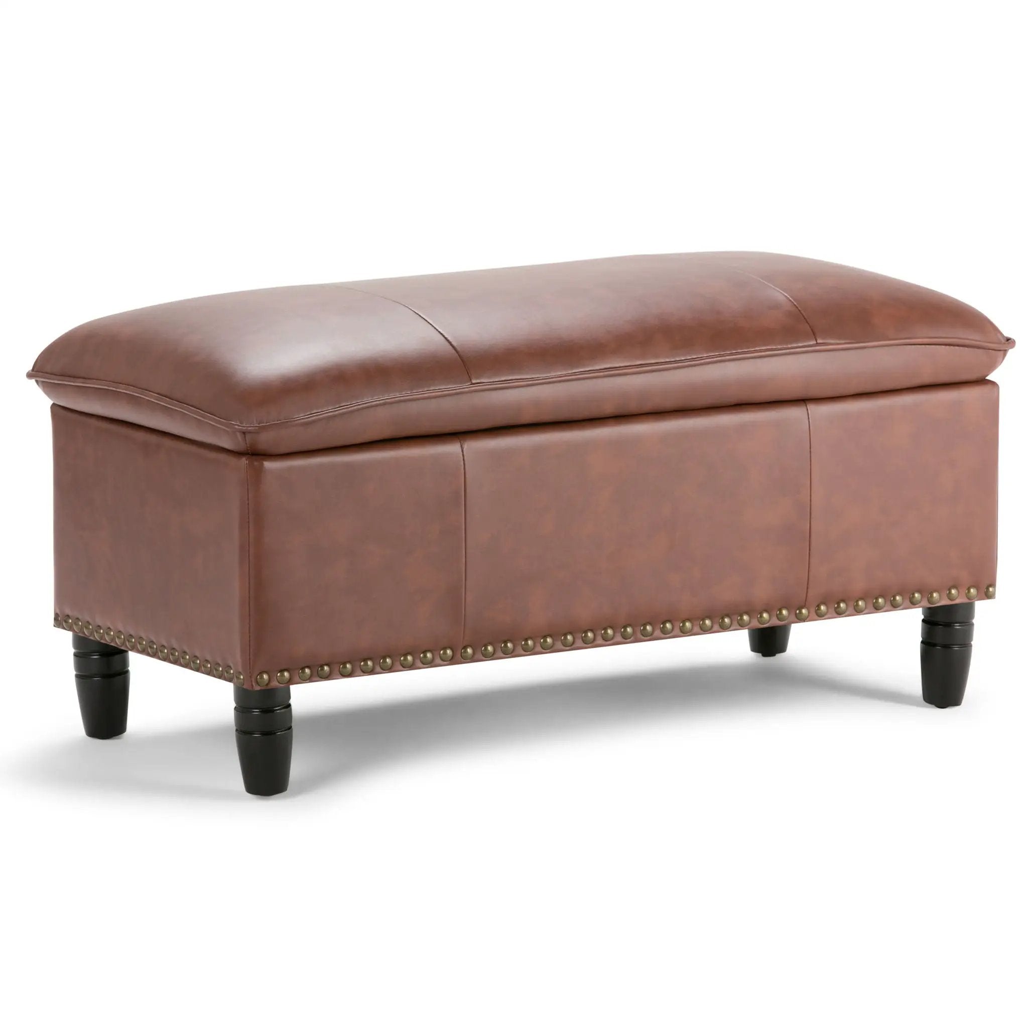 Emily - Storage Ottoman - Cognac by Unique Piece Furniture