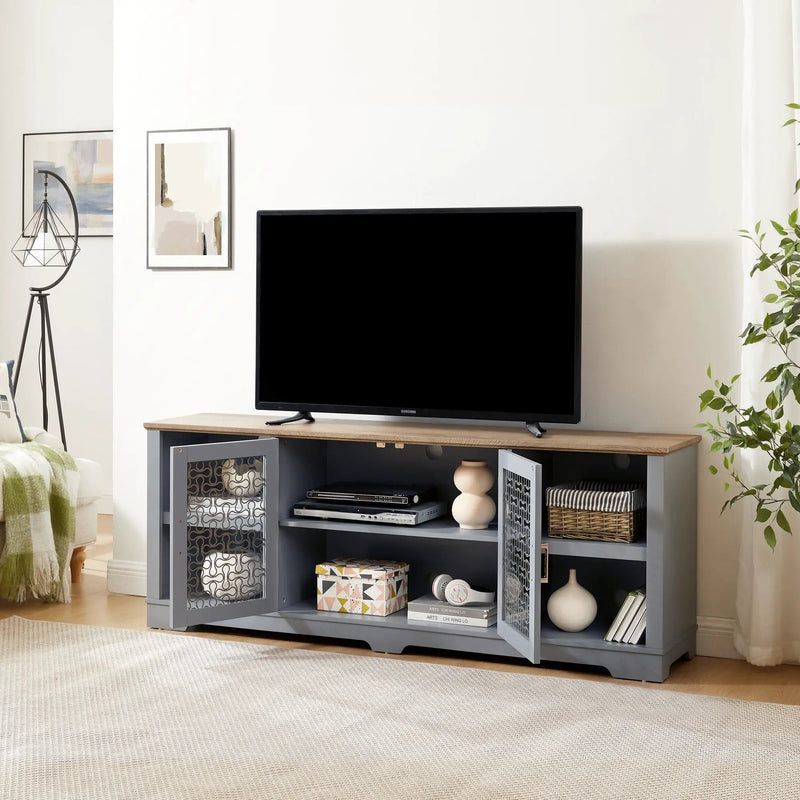 Modern Farmhouse TV Media Stand by BLAKHOM