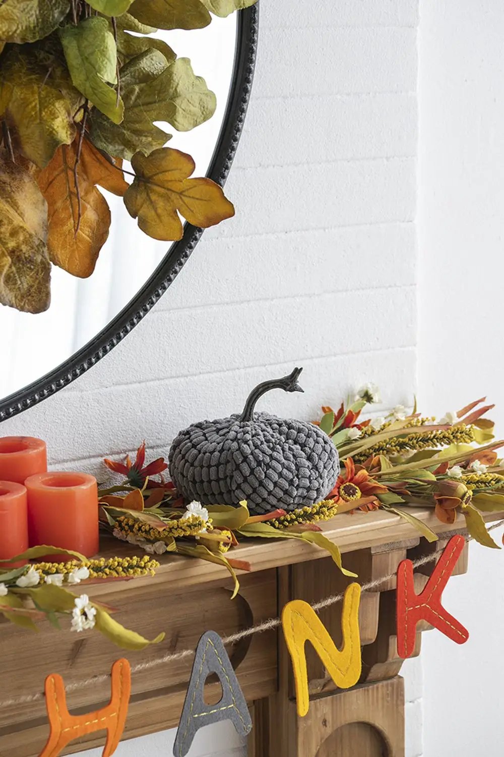Weighted Pumpkin Ornament Decor For Holiday Harvest Festival Fall Festival & Thanksgiving by Unique Piece Furniture