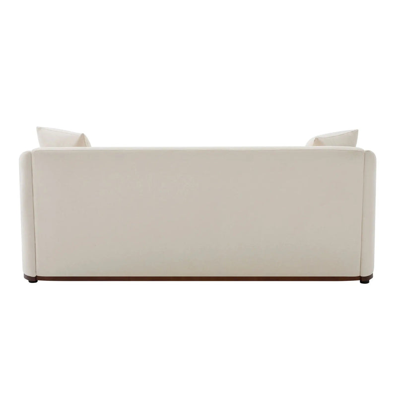 3 Seater Sofa With Wrap Around Armrests And Throw Pillows by HouseOfZazla