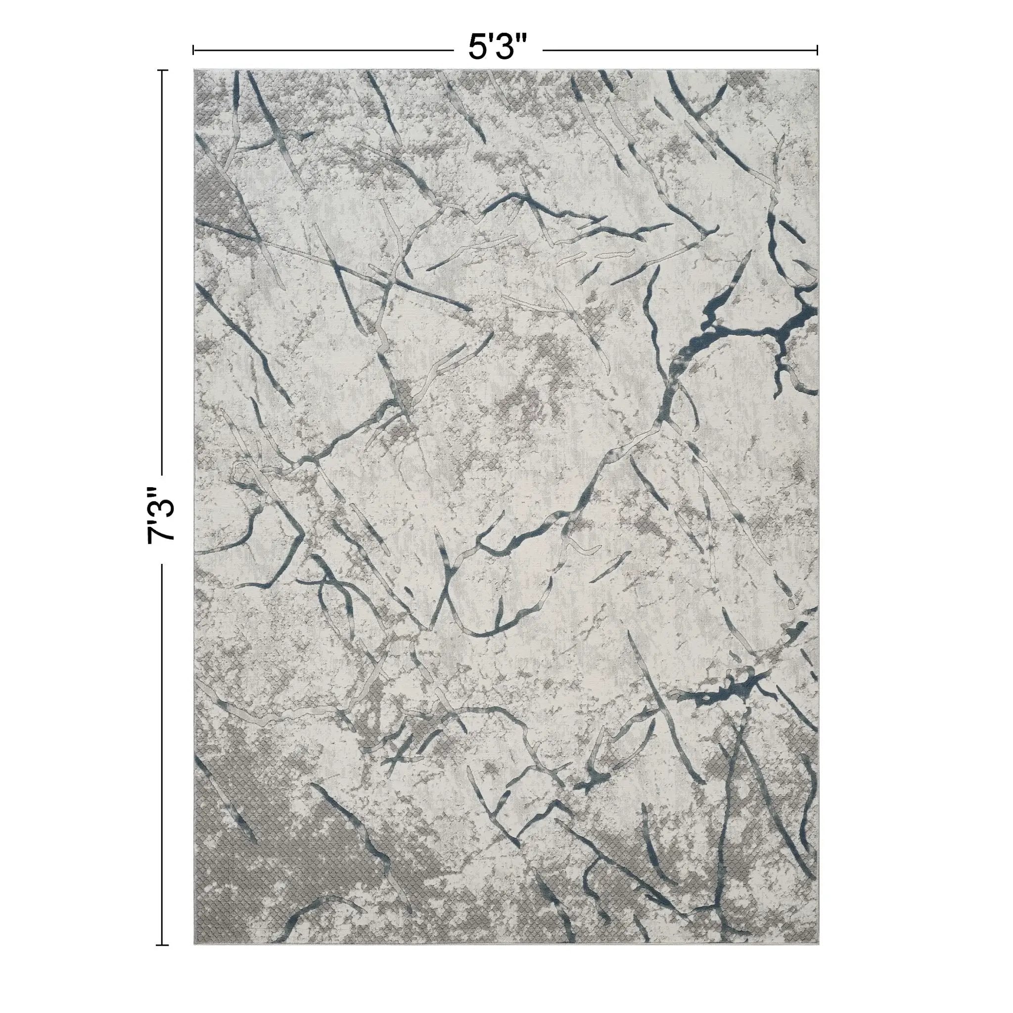 Geometrix - Contemporary Area Rug With Geometric 3D Effect by Unique Piece Furniture