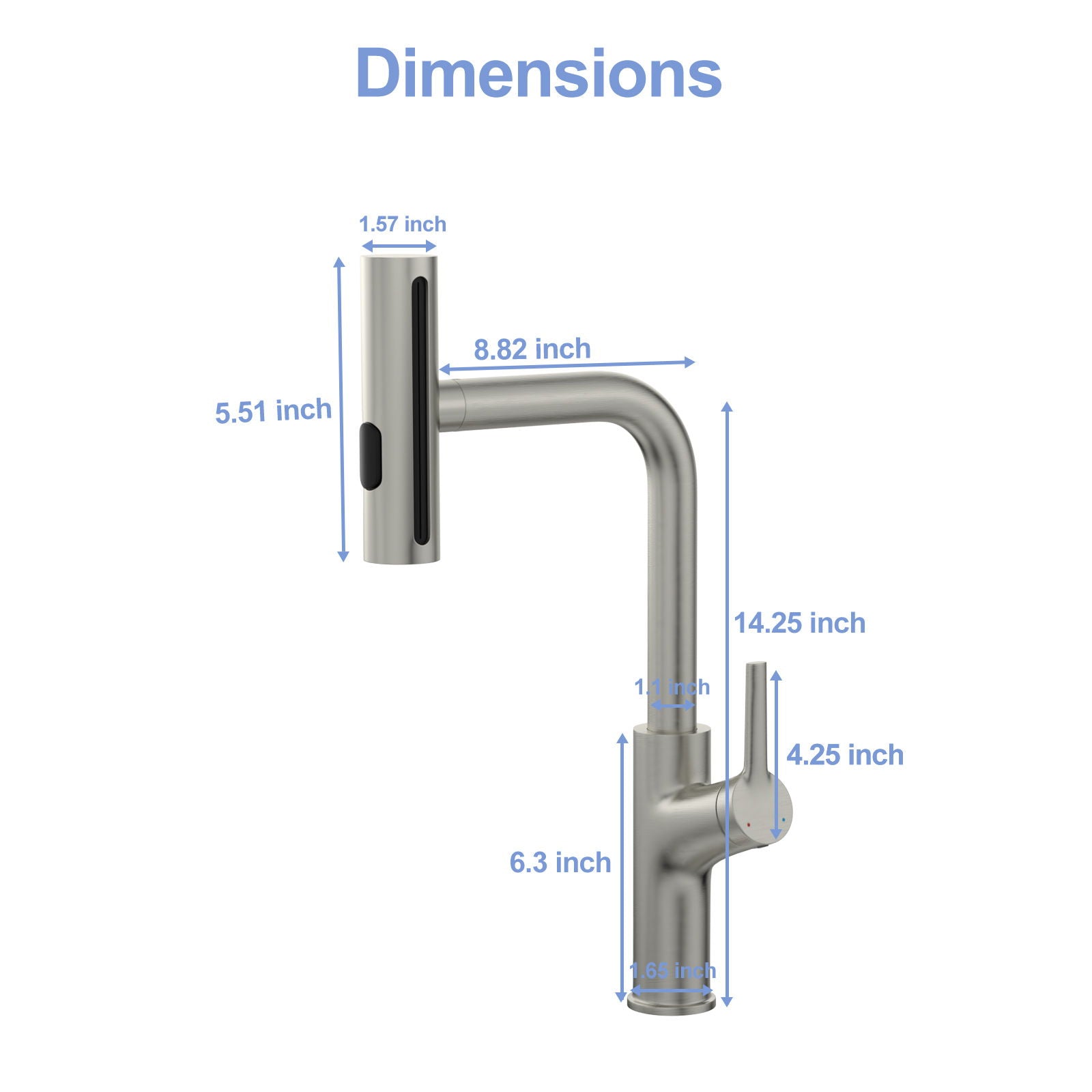 Drop-In Kitchen Sink With Pull-Out Faucet And Soap Dispenser by HouseOfZazla