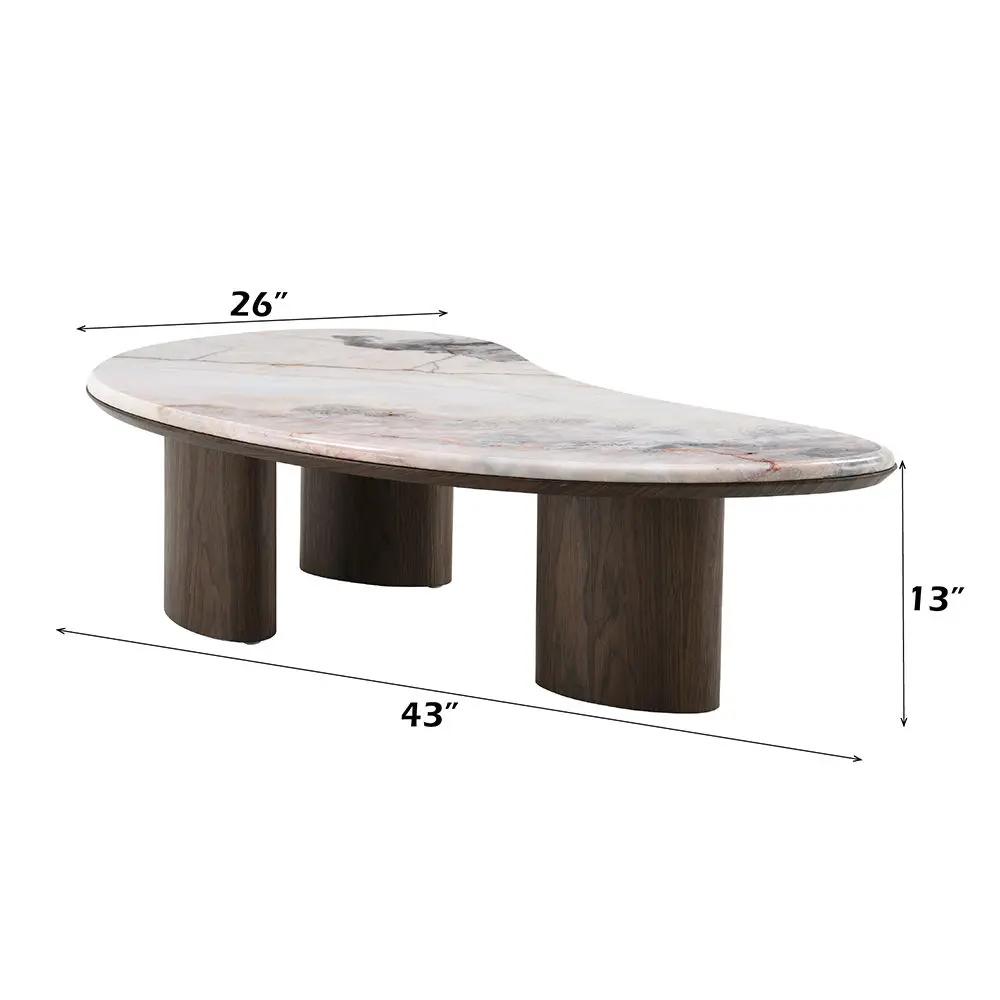 Hanale - Table With Marble Top by Unique Piece Furniture