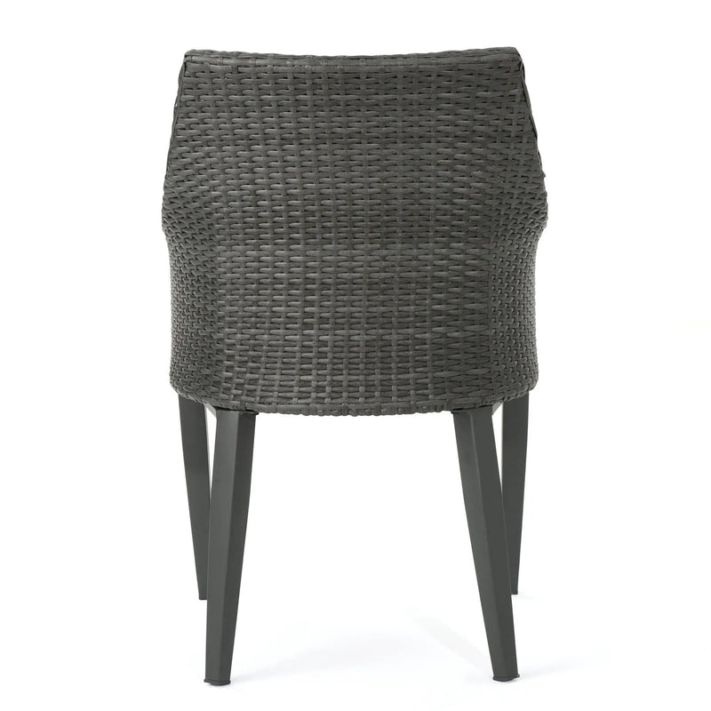 Hillhurst Outdoor Chair Set of 2 with Weather Resistant Cushions by HouseOfZazla