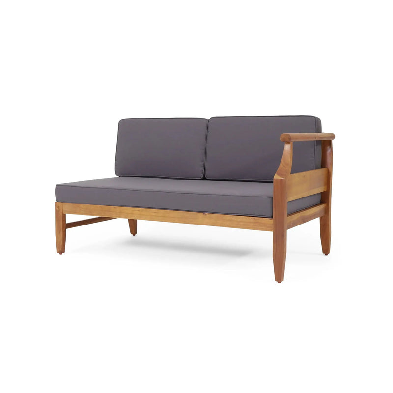 Aston 4 Piece Sofa Set - Dark Gray by HouseOfZazla