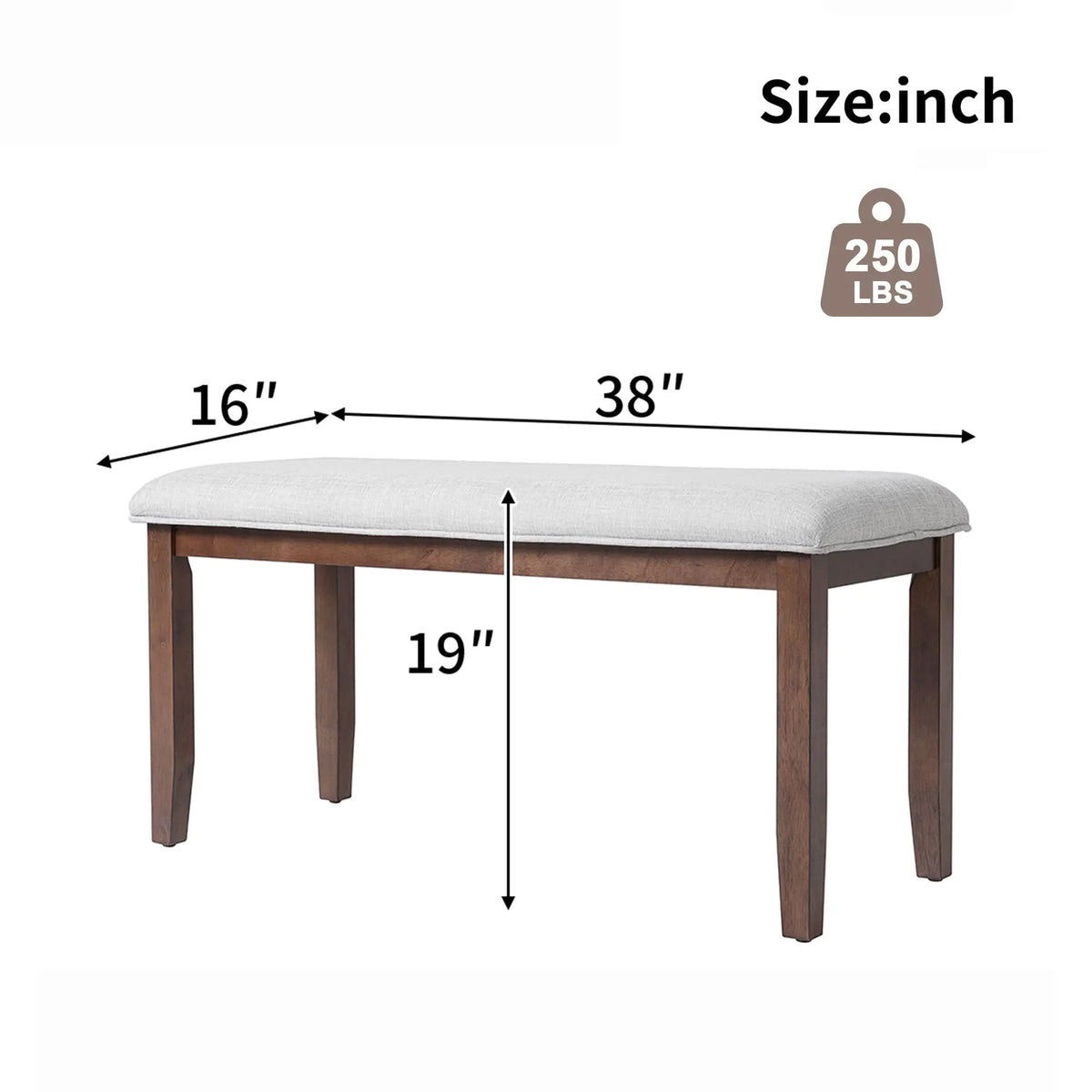 Upholstered Bench for Bedroom and Living Room by HouseOfZazla