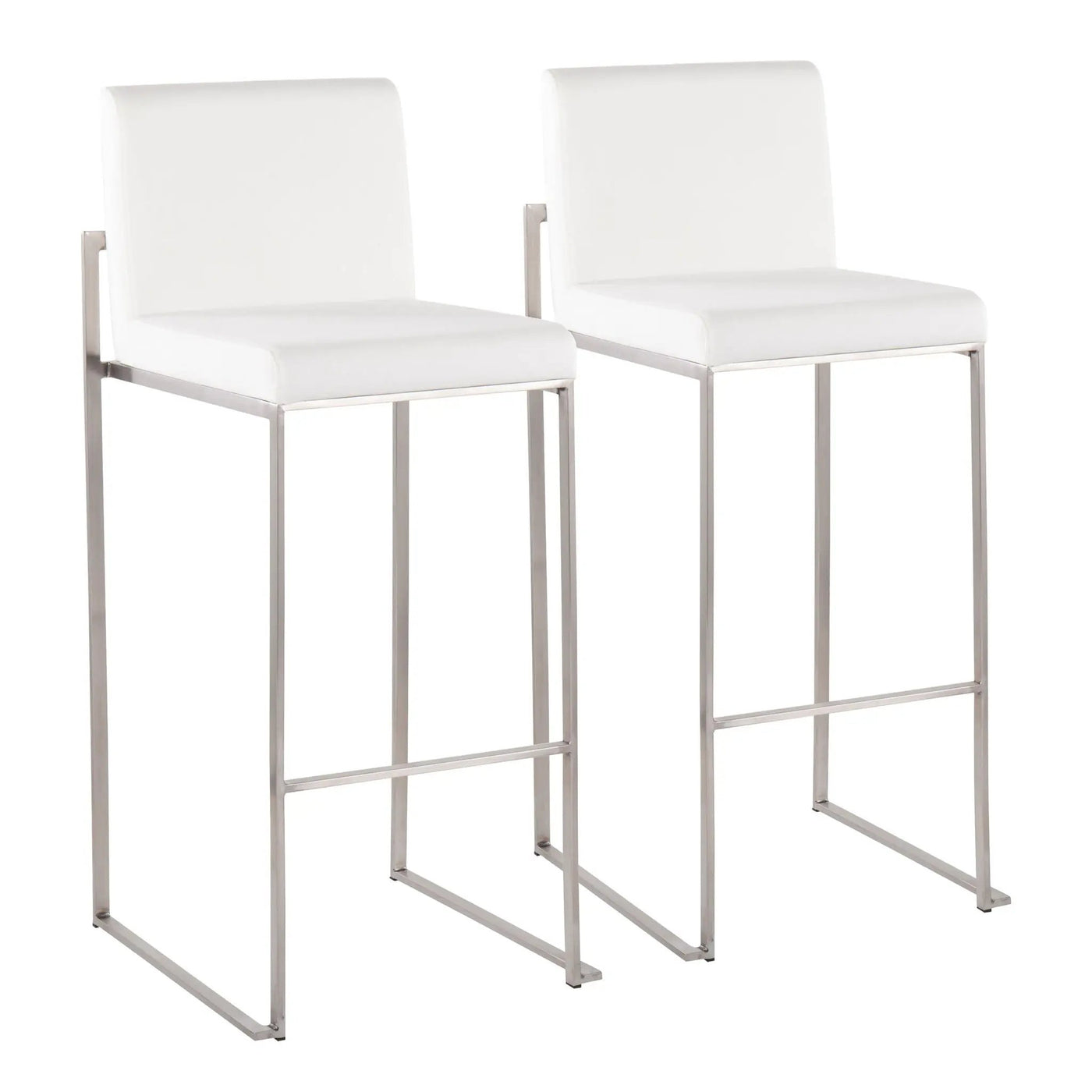 Fuji - Contemporary And Modern Elegance High Back Barstool by HouseOfZazla