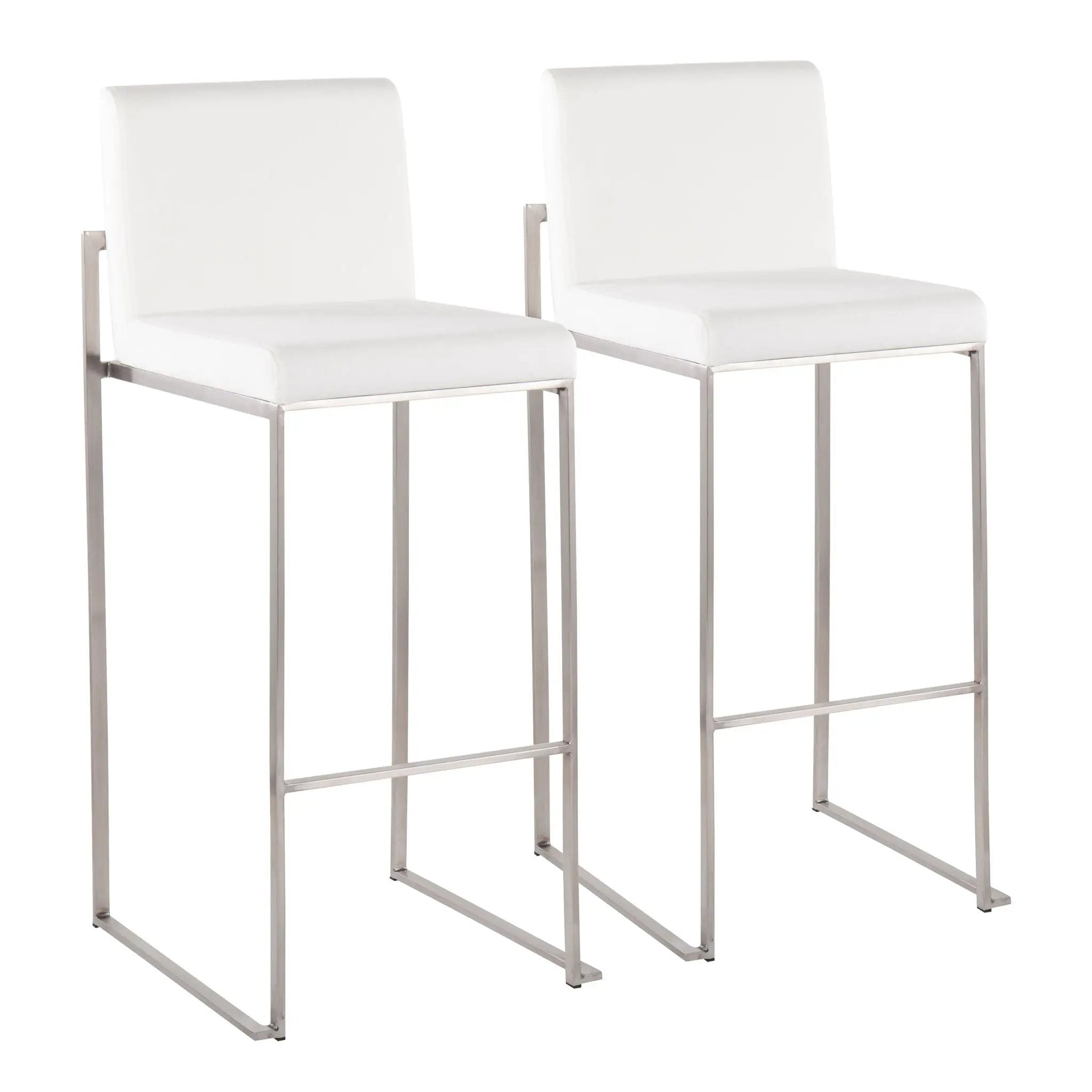 Fuji - Contemporary And Modern Elegance High Back Barstool by HouseOfZazla