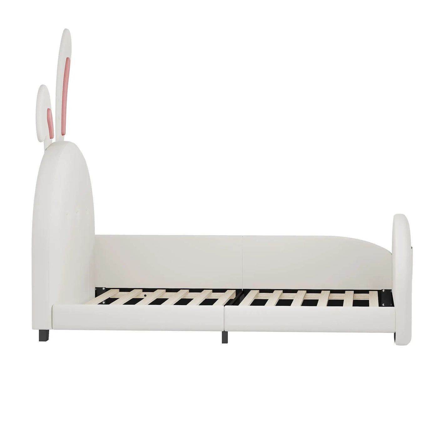 Upholstered Rabbit-Shape Princess Bed With Headboard And Footboard by Unique Piece Furniture