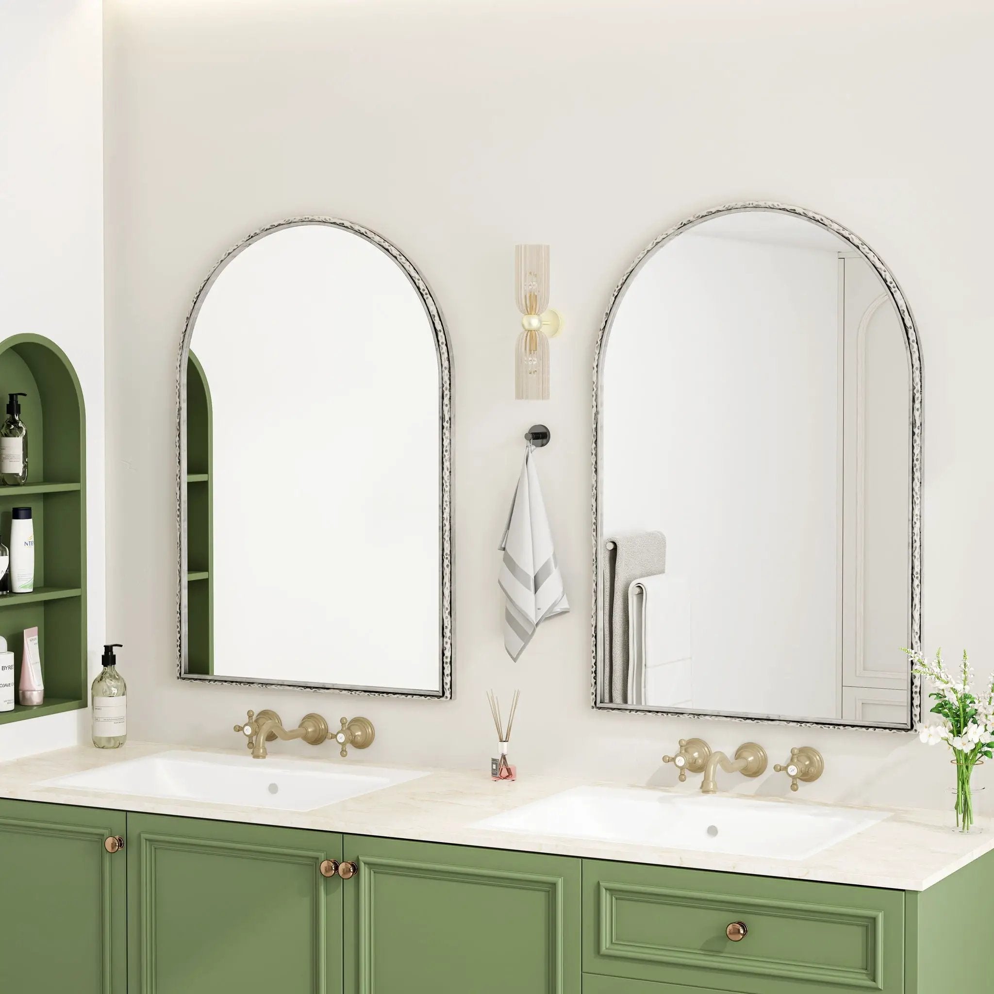 Arched Mirror With Shatterproof Glass by Unique Piece Furniture