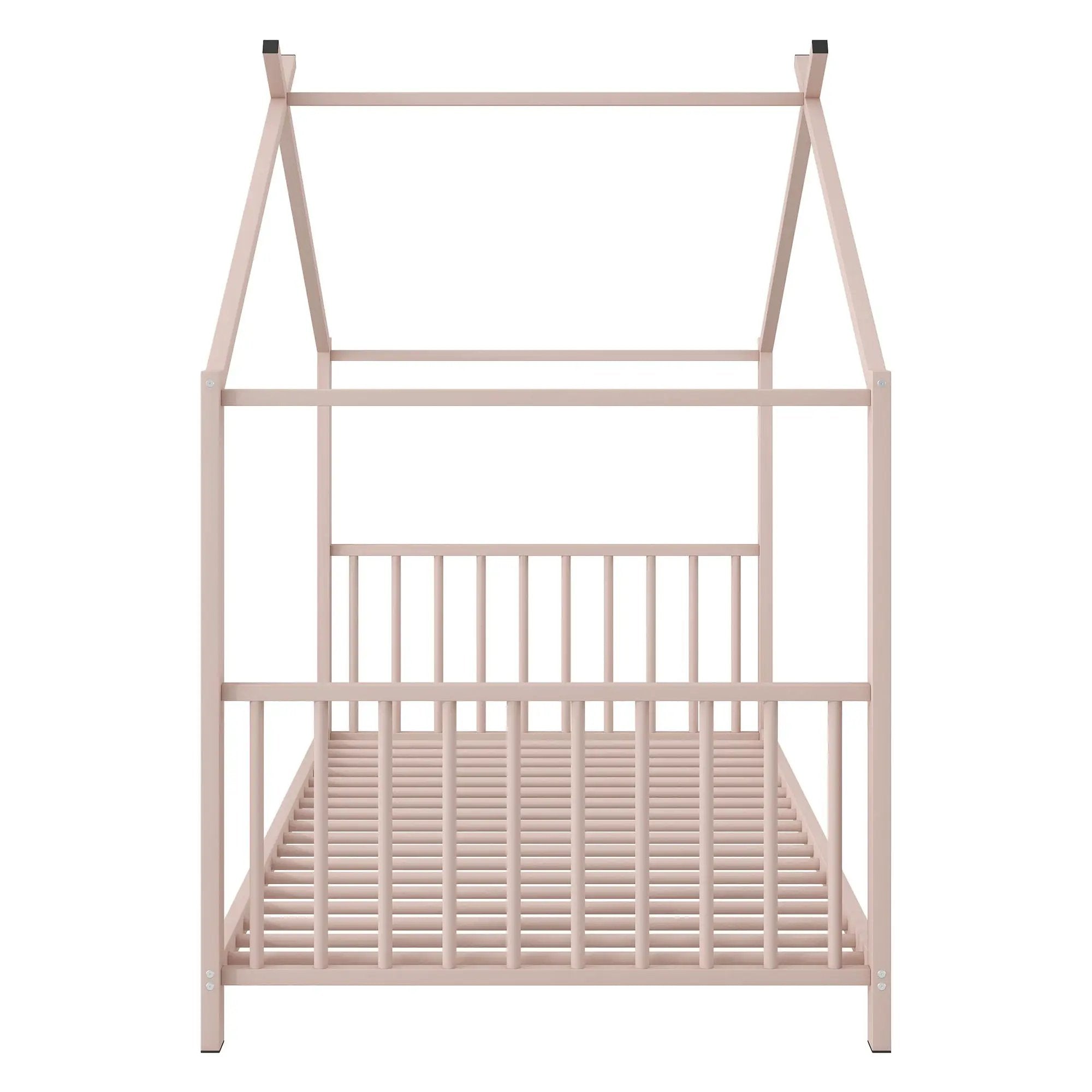 Metal House Platform Bed With Modern Design And Durable Frame by HouseOfZazla