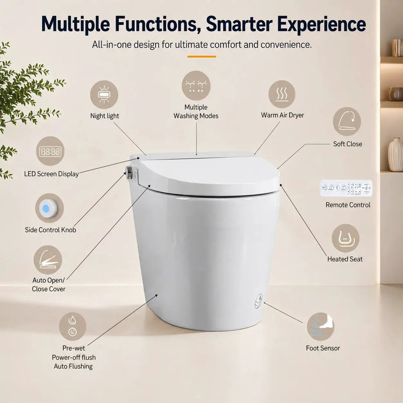 Smart Toilet With Bidet Built In by HouseOfZazla