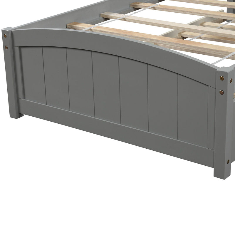 Platform Bed & Headboard, Footboard And Wood Slat Support by HouseOfZazla