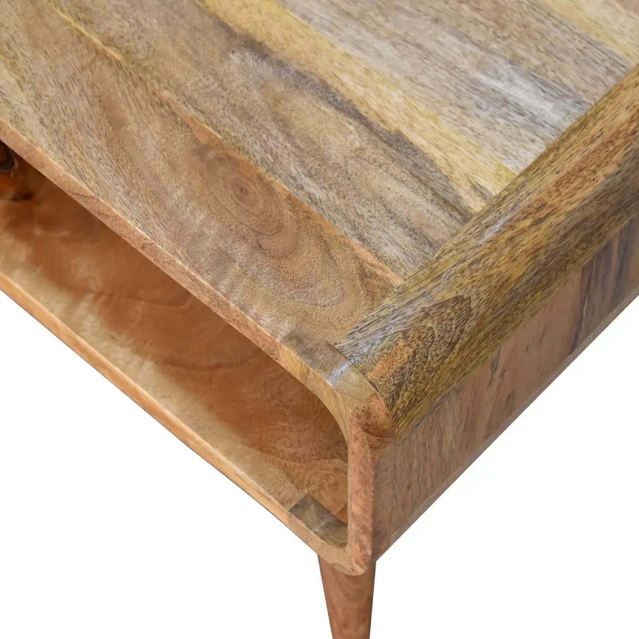 Solid Wood Open Media Unit by Unique Piece Furniture