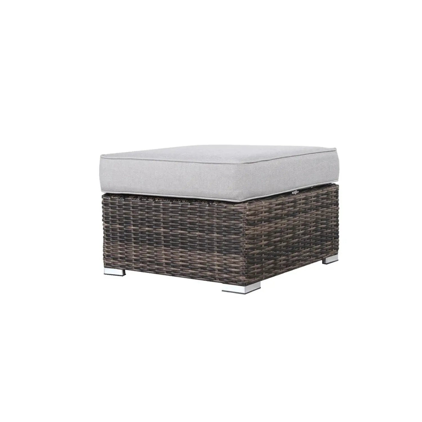 Stylish Outdoor Ottoman With Cushion For Comfort by Unique Piece Furniture