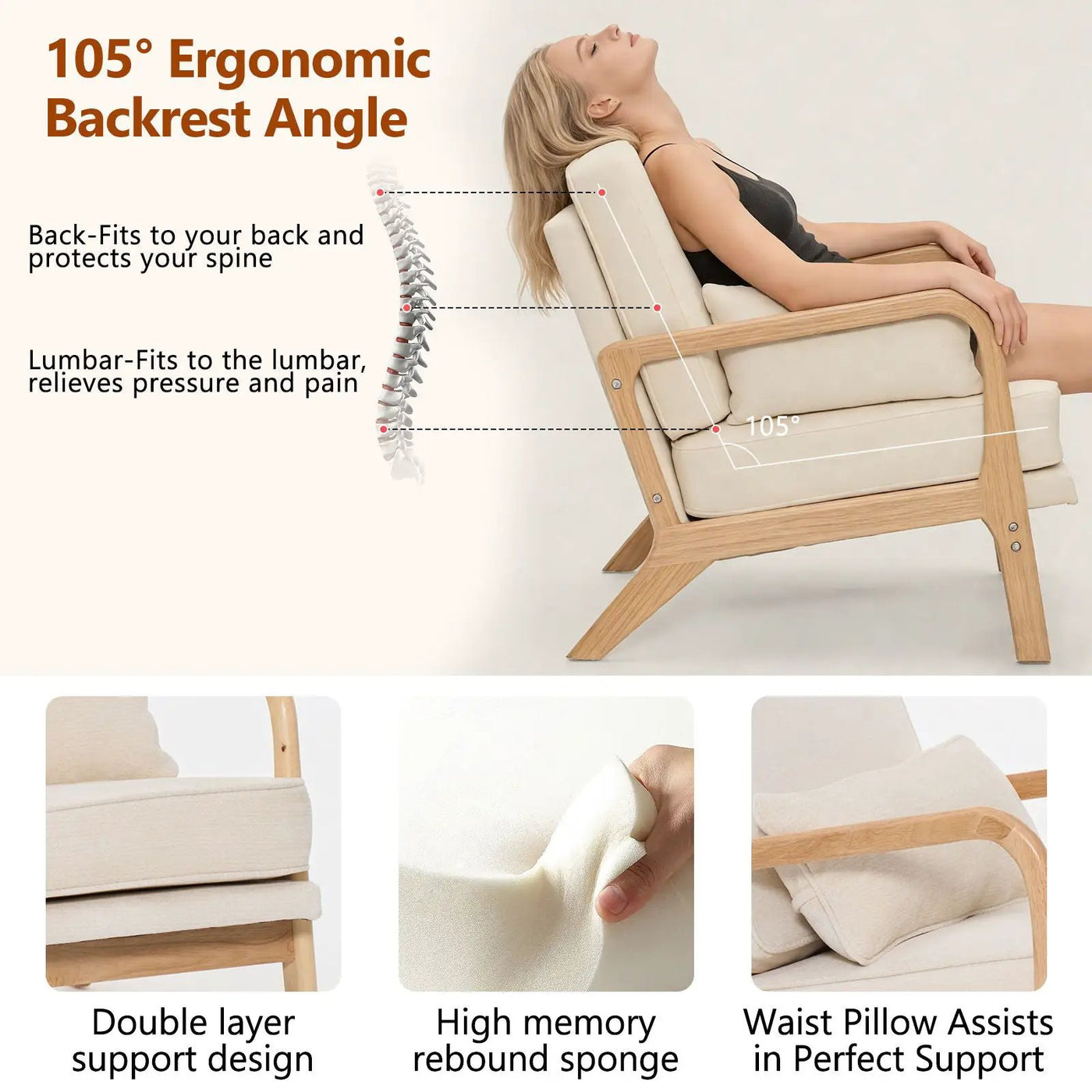 Upholstered Living Room Chair by HouseOfZazla