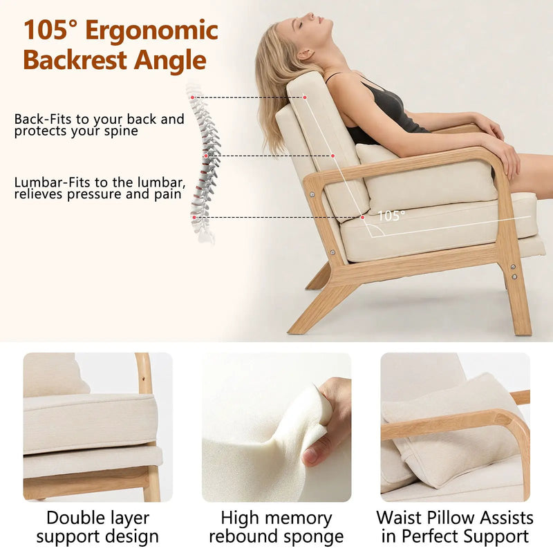 Upholstered Living Room Chair by HouseOfZazla