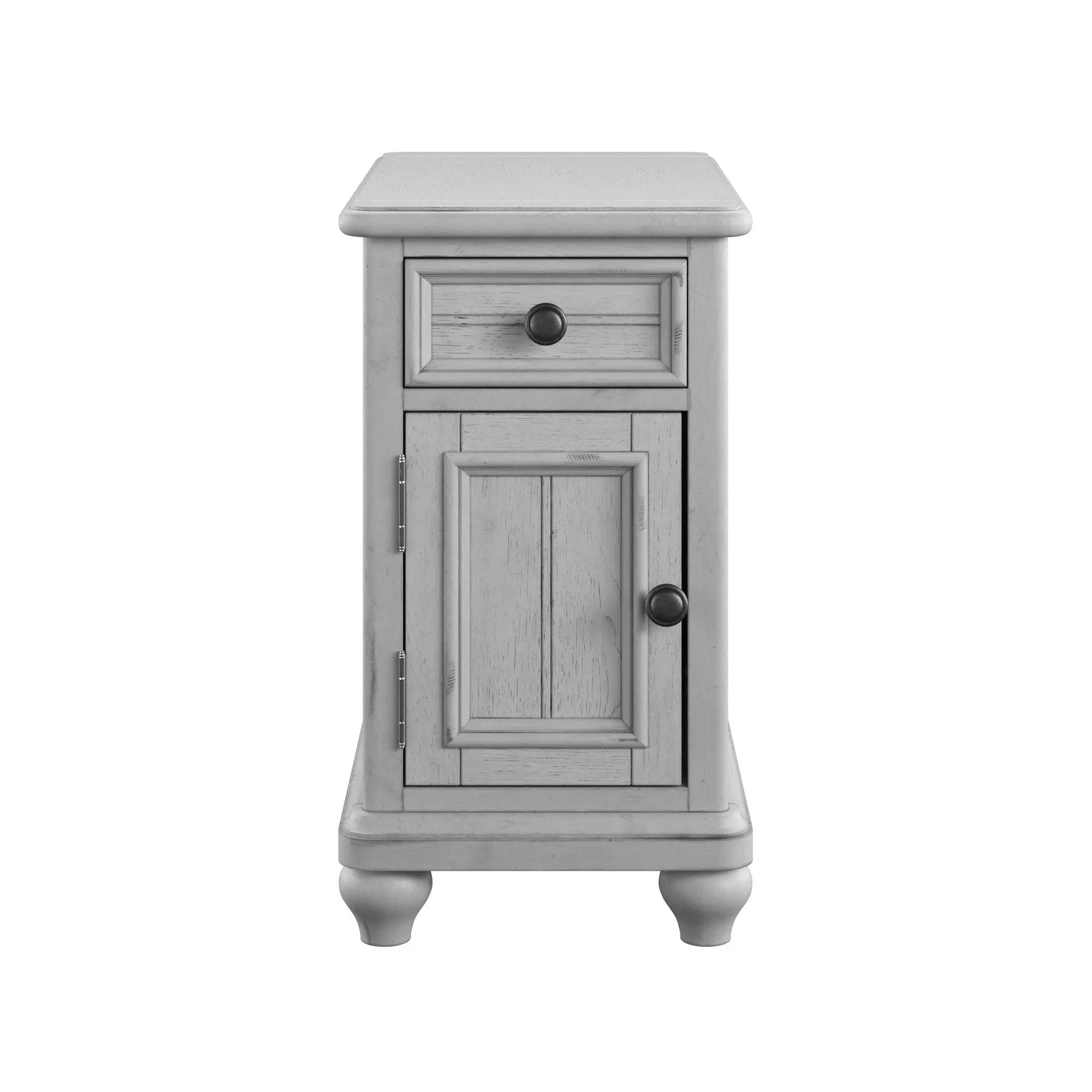Chairside Table - Gray by HouseOfZazla
