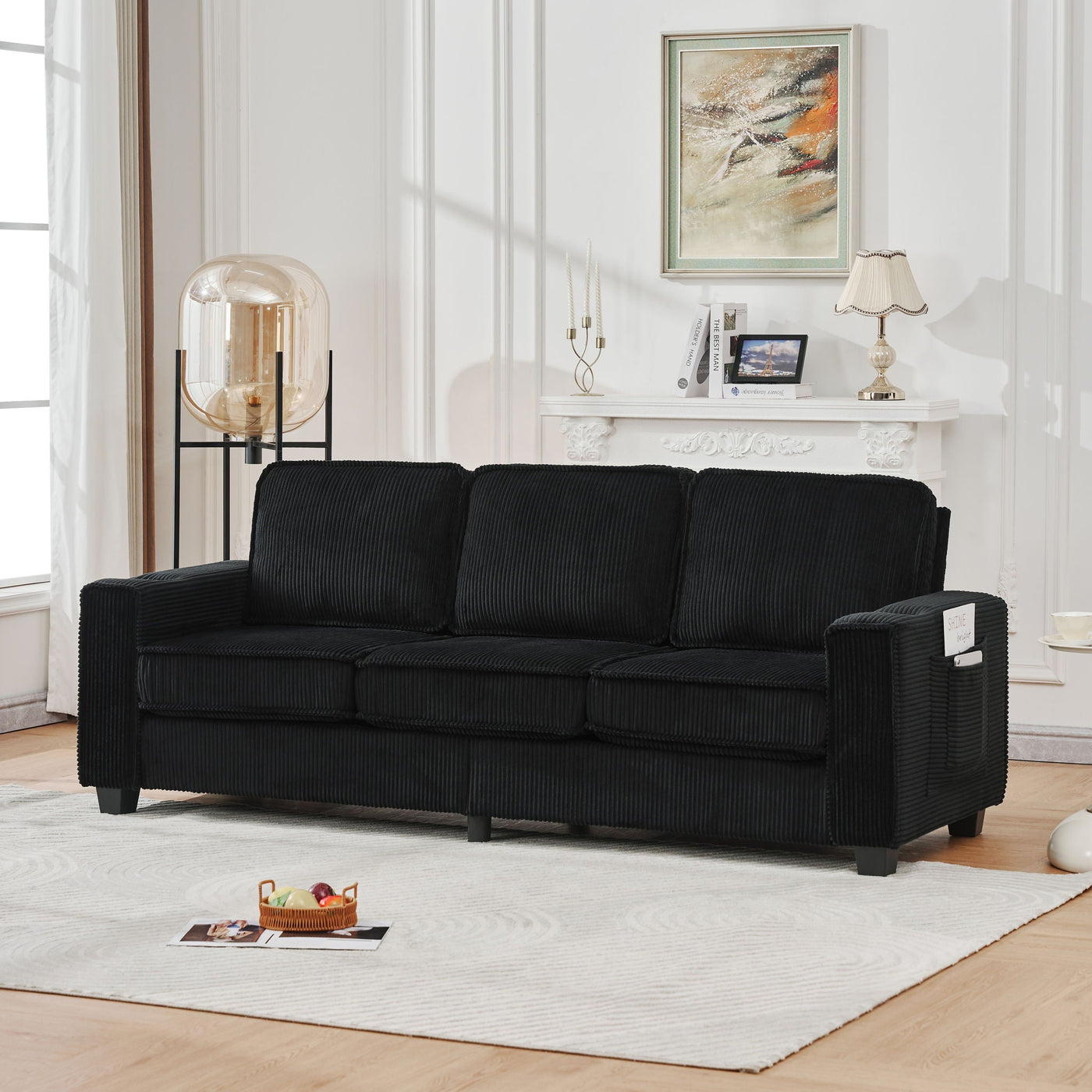 3 Seater Compact Sofa For Living Room by Unique Piece Furniture