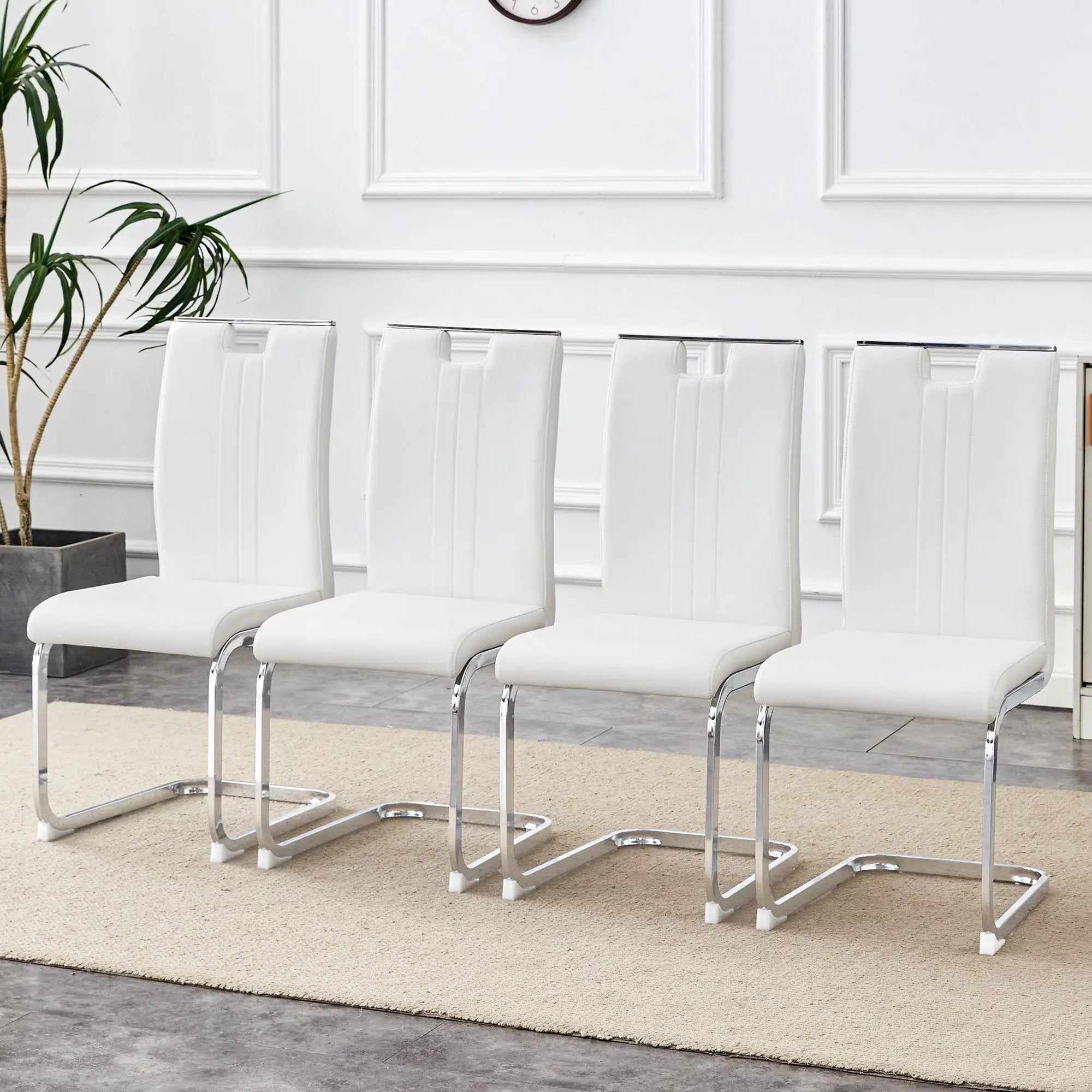 Bow Shaped Chairs, Ergonomic Design, Non Slip Base by HouseOfZazla