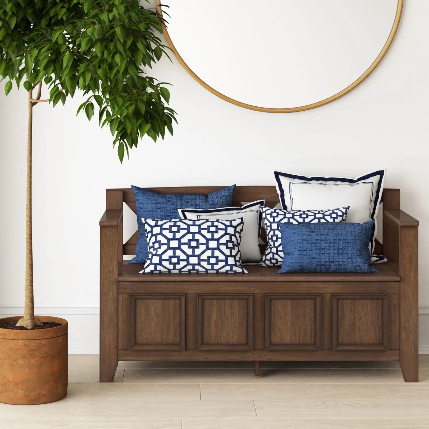 Amherst - Compact Entryway Storage Bench by Unique Piece Furniture