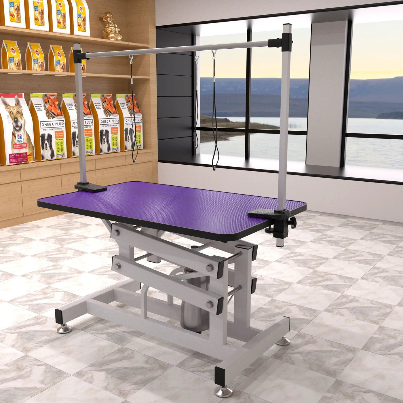 Hydraulic Pet Grooming Table With "H" Arm by HouseOfZazla
