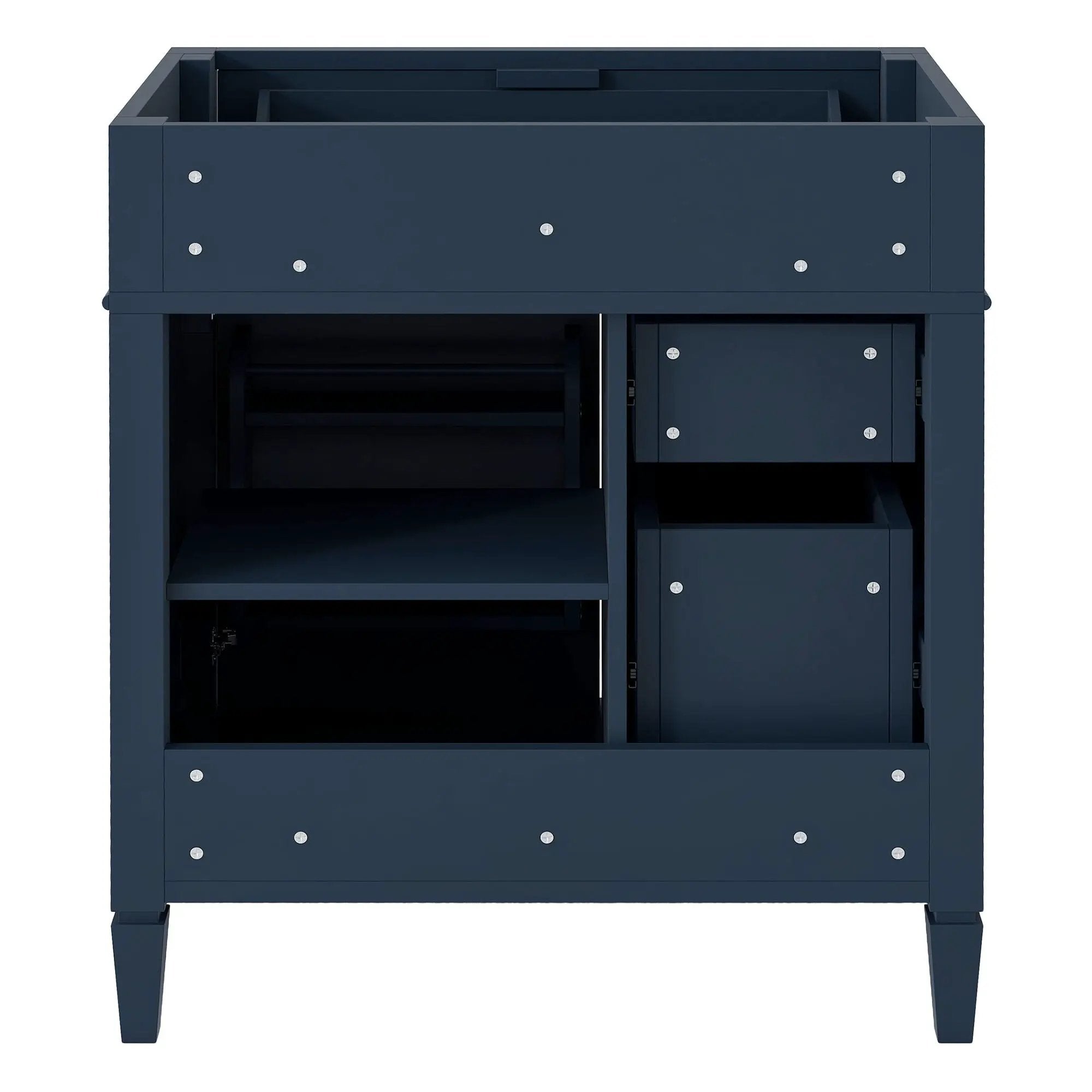 Bathroom Vanity With 2 Drawers And Tip-Out Drawer, Storage Cabinet by Unique Piece Furniture