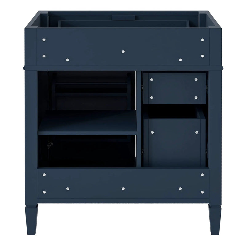 Bathroom Vanity With 2 Drawers And Tip-Out Drawer, Storage Cabinet by HouseOfZazla