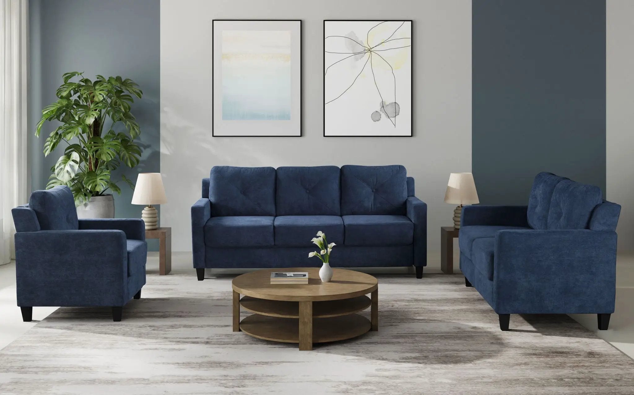 Horatio - 3 Piece Living Room Set by Unique Piece Furniture
