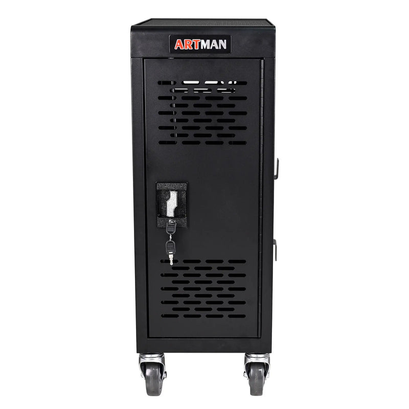 16 Bay Mobile School Charging Cart Station for Chromebook, Tablet and Laptop by HouseOfZazla
